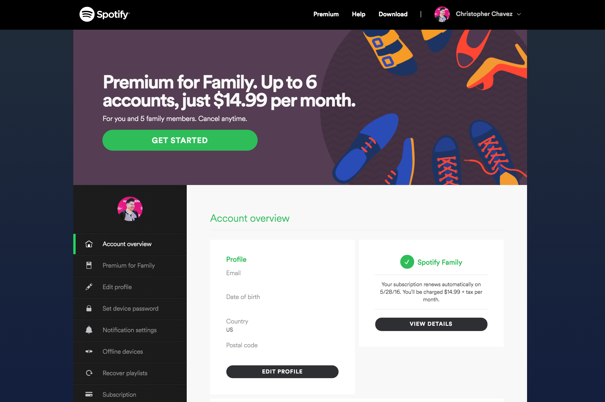 Spotify Premium 3 Months Free Family